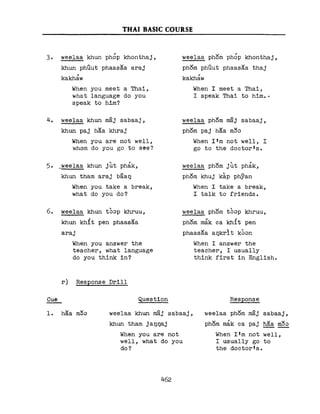 Learn Thai - FSI Basic Course (Part 2)