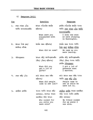 Learn Thai - FSI Basic Course (Part 2)