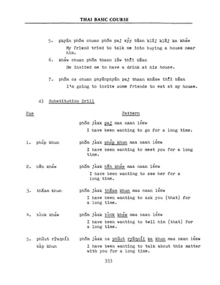 Learn Thai - FSI Basic Course (Part 2)