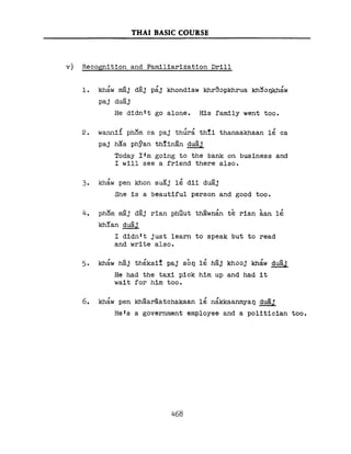 Learn Thai - FSI Basic Course (Part 2)