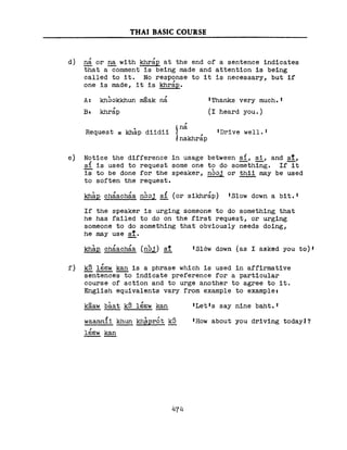 Learn Thai - FSI Basic Course (Part 2)