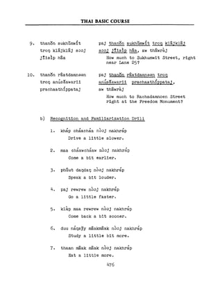 Learn Thai - FSI Basic Course (Part 2)