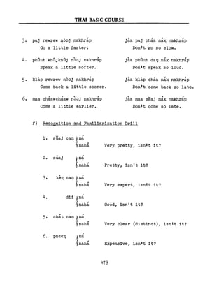 Learn Thai - FSI Basic Course (Part 2)