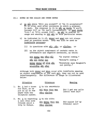 Learn Thai - FSI Basic Course (Part 2)