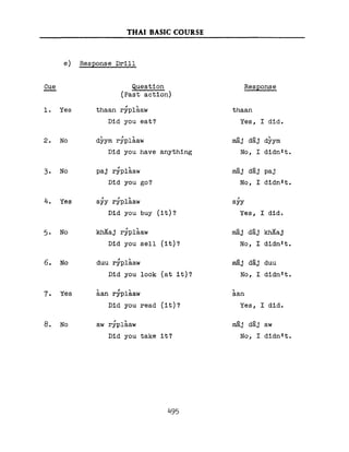 Learn Thai - FSI Basic Course (Part 2)