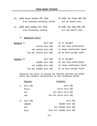 Learn Thai - FSI Basic Course (Part 2)