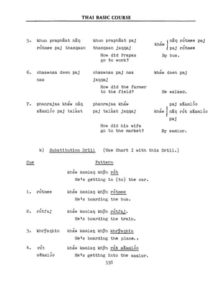 Learn Thai - FSI Basic Course (Part 2)