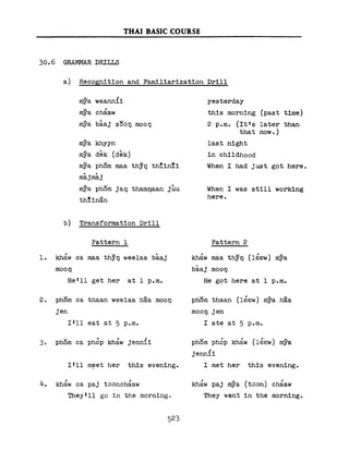 Learn Thai - FSI Basic Course (Part 2)