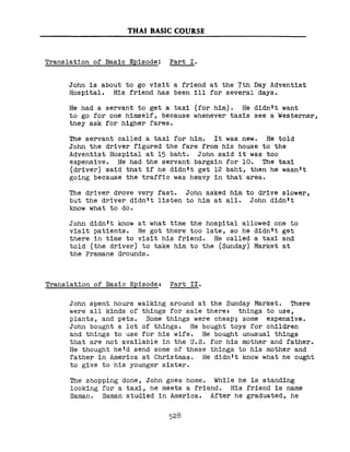 Learn Thai - FSI Basic Course (Part 2)