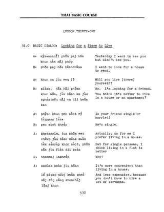 Learn Thai - FSI Basic Course (Part 2)