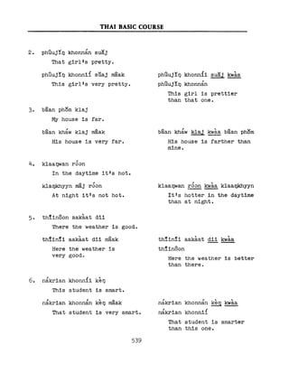 Learn Thai - FSI Basic Course (Part 2)