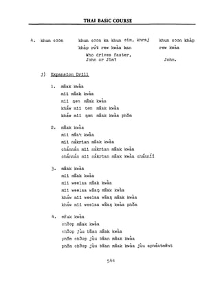 Learn Thai - FSI Basic Course (Part 2)