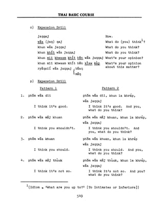 Learn Thai - FSI Basic Course (Part 2)