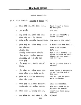 Learn Thai - FSI Basic Course (Part 2)