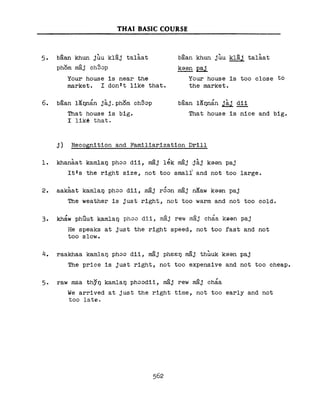 Learn Thai - FSI Basic Course (Part 2)