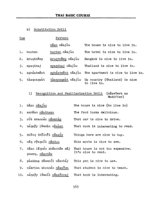 Learn Thai - FSI Basic Course (Part 2)