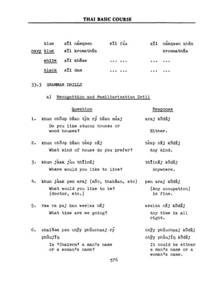 Learn Thai - FSI Basic Course (Part 2)