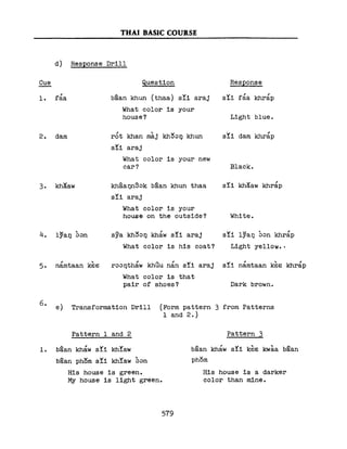 Learn Thai - FSI Basic Course (Part 2)