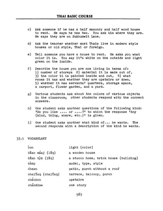 Learn Thai - FSI Basic Course (Part 2)