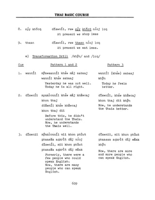 Learn Thai - FSI Basic Course (Part 2)