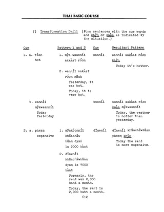 Learn Thai - FSI Basic Course (Part 2)