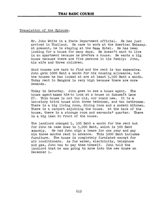 Learn Thai - FSI Basic Course (Part 2)