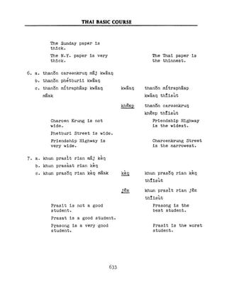 Learn Thai - FSI Basic Course (Part 2)