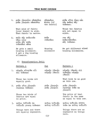 Learn Thai - FSI Basic Course (Part 2)