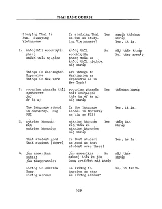 Learn Thai - FSI Basic Course (Part 2)