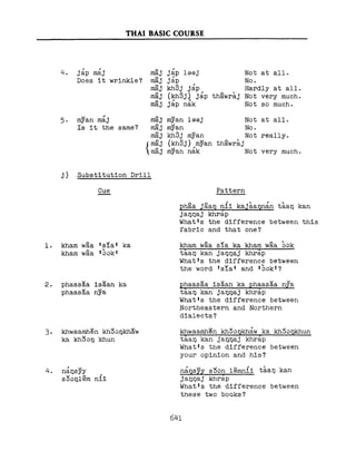 Learn Thai - FSI Basic Course (Part 2)