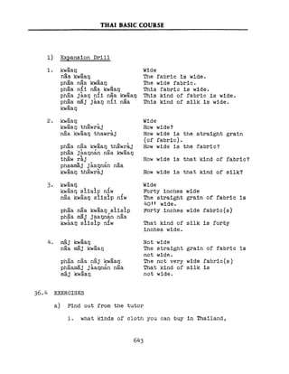 Learn Thai - FSI Basic Course (Part 2)