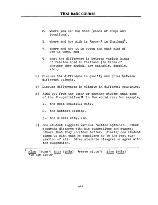 Learn Thai - FSI Basic Course (Part 2)