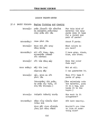 Learn Thai - FSI Basic Course (Part 2)