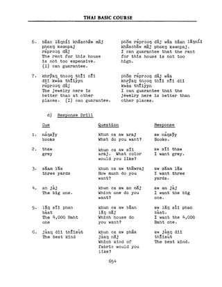 Learn Thai - FSI Basic Course (Part 2)