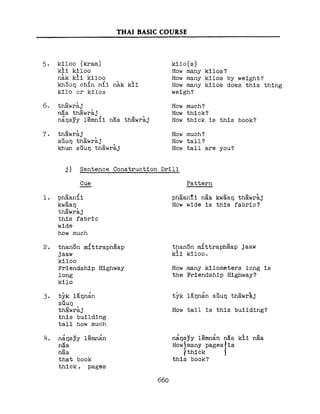 Learn Thai - FSI Basic Course (Part 2)