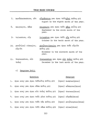 Learn Thai - FSI Basic Course (Part 2)