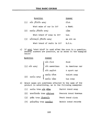 Learn Thai - FSI Basic Course (Part 2)