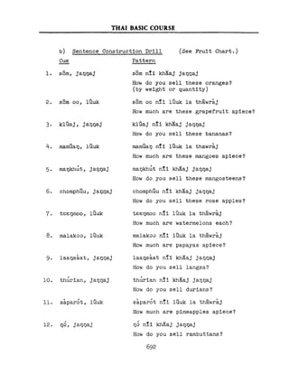 Learn Thai - FSI Basic Course (Part 2)