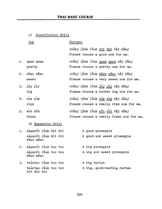 Learn Thai - FSI Basic Course (Part 2)