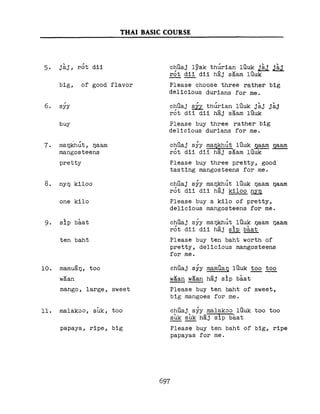 Learn Thai - FSI Basic Course (Part 2)