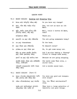 Learn Thai - FSI Basic Course (Part 2)