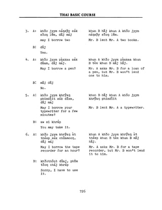 Learn Thai - FSI Basic Course (Part 2)