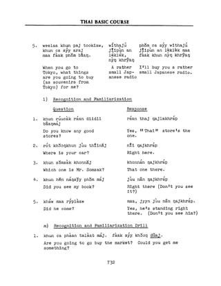 Learn Thai - FSI Basic Course (Part 2)