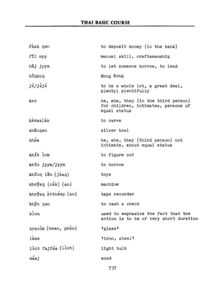 Learn Thai - FSI Basic Course (Part 2)