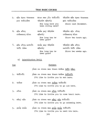 Learn Thai - FSI Basic Course (Part 2)