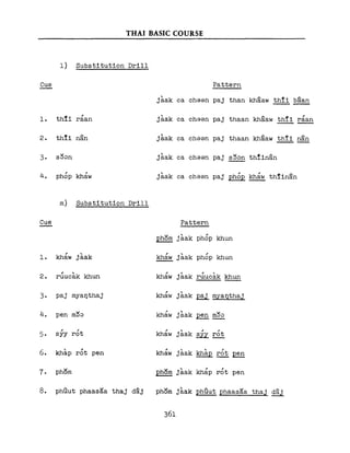 Learn Thai - FSI Basic Course (Part 2)
