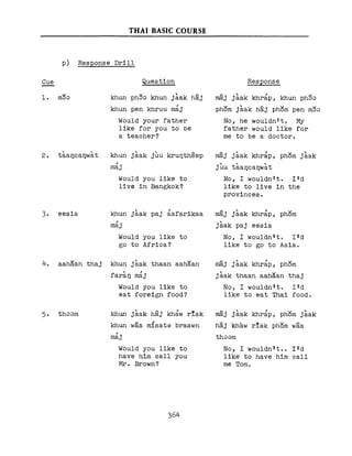 Learn Thai - FSI Basic Course (Part 2)