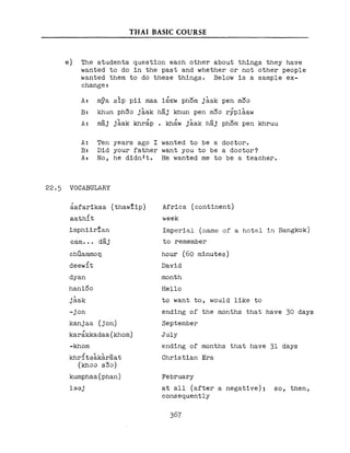 Learn Thai - FSI Basic Course (Part 2)