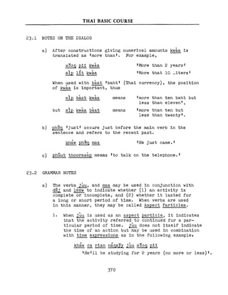 Learn Thai - FSI Basic Course (Part 2)