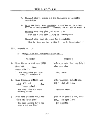 Learn Thai - FSI Basic Course (Part 2)